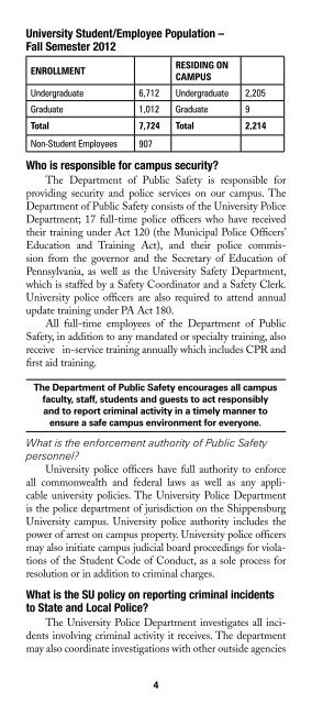 University Police - Shippensburg University