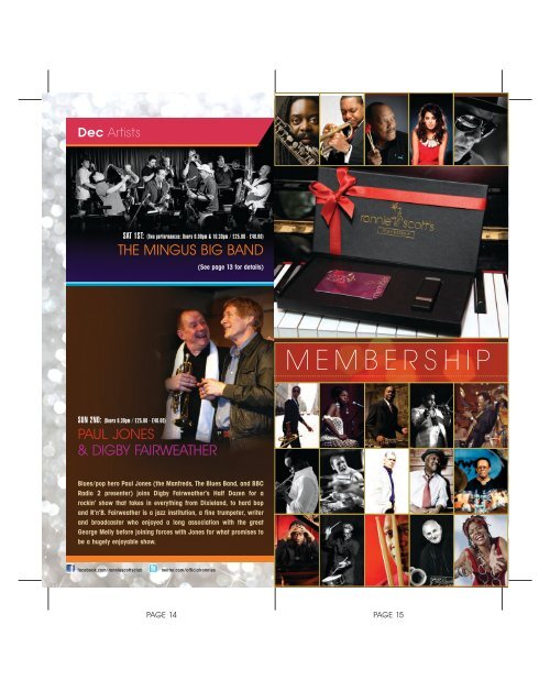 NOV - DEC 2012 - Ronnie Scott's Jazz Club
