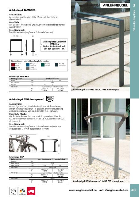 Ziegler Katalog Seiten 460 bis 529