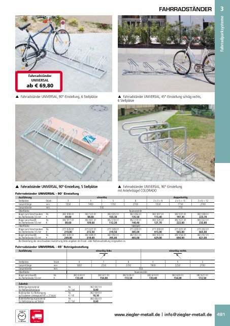 Ziegler Katalog Seiten 460 bis 529