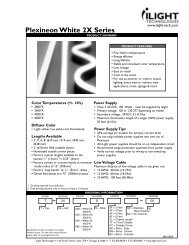 Plexineon White 2X Series - iLight Technologies