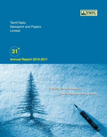 Annual Report 2010-2011 Tamil Nadu Newsprint and ... - TNPL