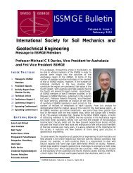 ISSMGE Bulletin - Department of Civil Engineering