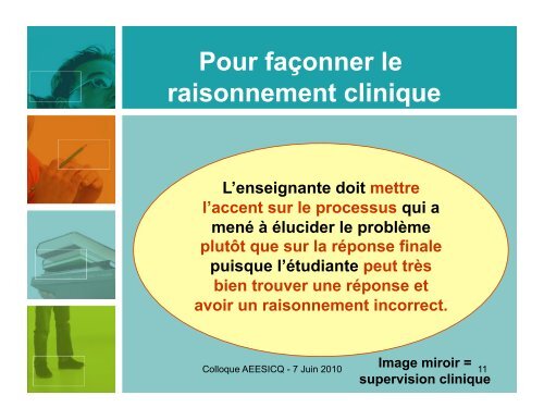 Stimuler la pensÃ©e rÃ©flexive et offrir de la rÃ©troaction lors ... - aeesicq