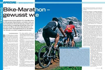 Bike-Marathon â€“ gewusst wie - Fit for Life