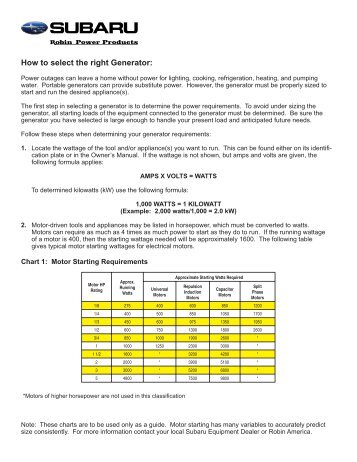 How to select the right generator.pdf