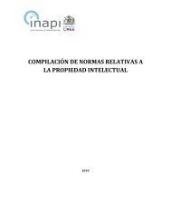 CompilaciÃ³n de normas relativas a la propiedad intelectual - Inapi