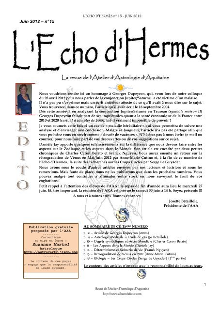 15-ECHO HERMES Juin 2012 - Album du futur