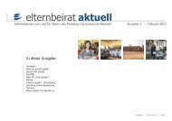 aktuell elternbeirat - Pestalozzi Gymnasium Biberach