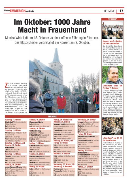 OKTOBER 2011 Liberg dreimal im Stadttheater - RP Online