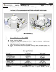 Technical Differences between Model 8000 and Model ... - Seakeeper