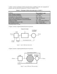 A tabela 1 mostra os principais critérios de projeto para o UASB de ...