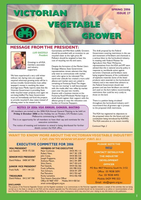 No. 27 download pdf 845k - Vegetable Growers Association of Victoria