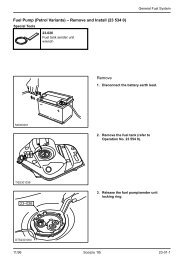 Fuel Pump (Petrol Variants) Ã¢Â€Â“ Remove and Install (23 ... - Ford Scorpio