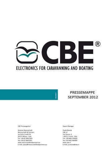 CBE Presseagentur Antonio Mazzucchelli Mazzucchelli & Partners ...