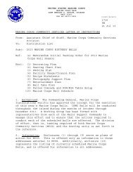 Marine Corps Birthday Ball Letter of Instructions - MCCS Okinawa