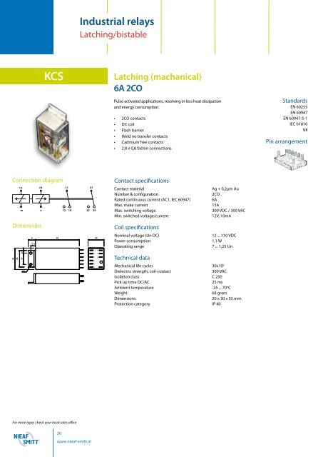 Industrial relays