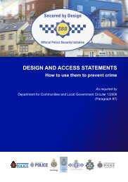 DESIGN AND ACCESS STATEMENTS - Northumbria Police