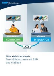 Geschäftsprozesse mit SHD und XcalibuR CONNECTOR ...