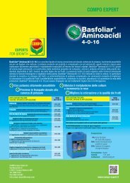 Volantino biostimolanti Basfoliar Â® Aminoacidi 4 ... - COMPO EXPERT