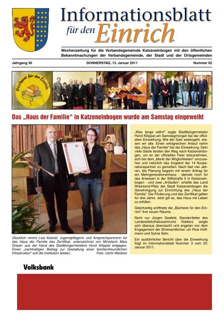 Ausgabe 02 (13.01.11) - Ortsgemeinde Kördorf