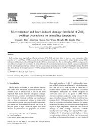 Microstructure and laser-induced damage threshold of ZrO2 ...