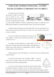 Curvas de anchura constante y agujeros cuadrados - Vicente Viana