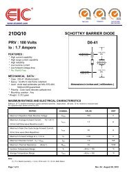 21DQ10 SCHOTTKY BARRIER DIODE PRV : 100 Volts Io - EIC