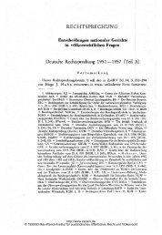 Deutsche Rechtsprechung 1951-1957 (Teil A) - Zeitschrift fÃ¼r ...