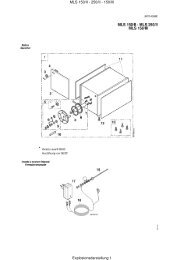 MLS 150/II - 250/II - 150/III Explosionsdarstellung 1 - World of Heating