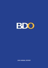 2009 BDO Annual Report Description