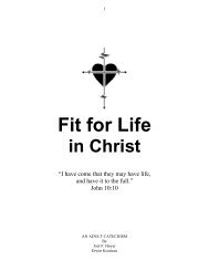 Fit for Life in Christ - FFLinChrist.org
