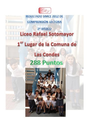 SIMCE 2° Básico 2012 - Liceo Rafael Sotomayor