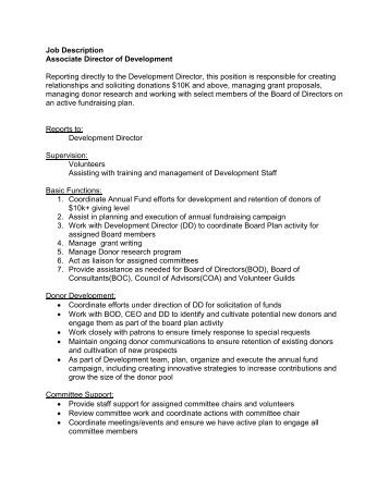 director of development description director of development description summary the director of development description director of development description summary the