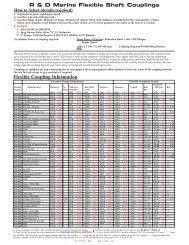 Guide to choosing the correct coupling - Go2marine
