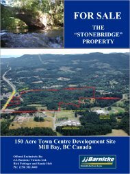For Sale â The Stonebridge Property, Mill Bay BC - DTZ