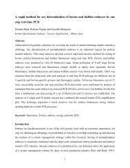 A rapid method for sex determination of bovine and buffalo embryos