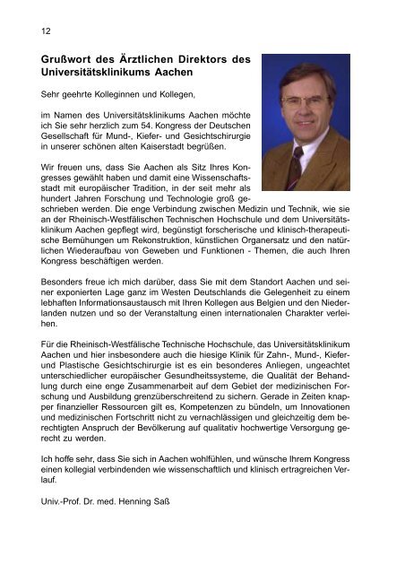 Programm - Deutsche Gesellschaft für Mund-, Kiefer