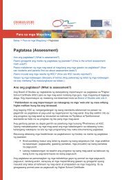 Pagtatasa (Assessment) - NSW HSC Online