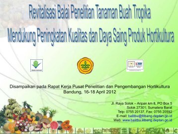 Disetujui; Sertifikat 2012 - Hortikultura