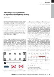 Sliding Isolation Pendulum - Maurer Söhne Group