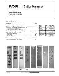 Motor Control Center Type Series 2100/5 Star - emsco