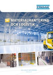 MATERIALHANTERING OCH LOGIsTIK - Troax-marketing.com