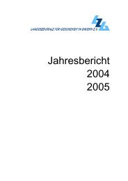 PDF (330 KB) - Landeszentrale für Gesundheit in Bayern e.V.