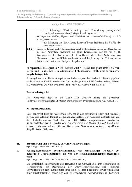 Tagesordnungspunkt 06 - Bezirksregierung Köln