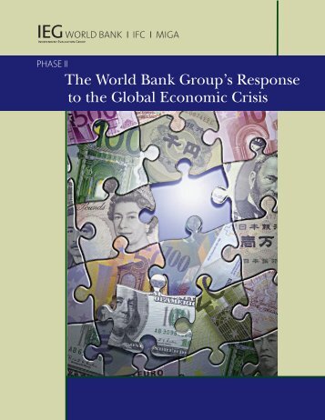 The World Bank Group's Response to the Global Economic Crisis