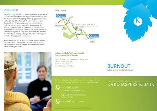 KJK Flyer Burnout 02.indd - in der Karl-Jaspers-Klinik