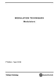 MODULATION TECHNIQUES Modulators