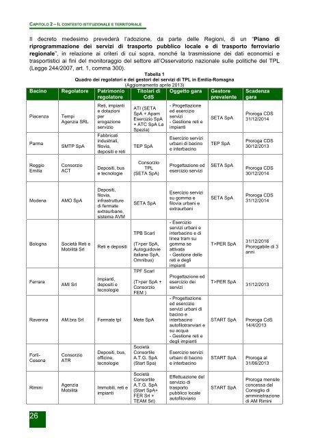 Monitoraggio della mobilità e del trasporto - Mobilità - Regione ...