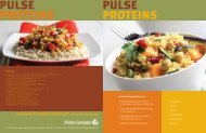 Pulse Proteins - Pulse Canada